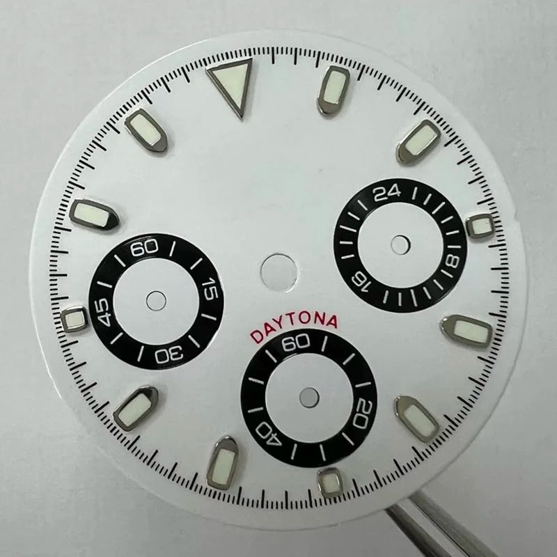 29.5mm VK63 Dial S Logo Dial Suitable For NH35/NH36 Movement Vertical Lines