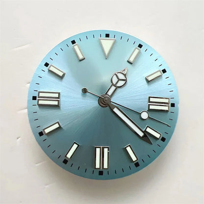 NH35 28.5mm Multicolor Dial + Watch Hands Green Luminous for 8215 2836 Movement