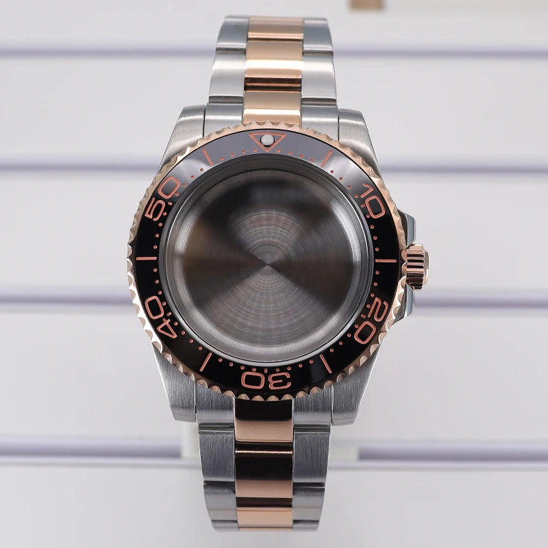 40mm Cases For NH35 NH34 NH36 NH38 NH70 Miyota8215 Eta2824 Unidirectional Bezel