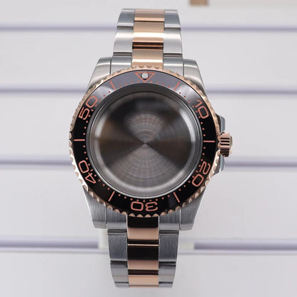 40mm Cases For NH35 NH34 NH36 NH38 NH70 Miyota8215 Eta2824 Unidirectional Bezel