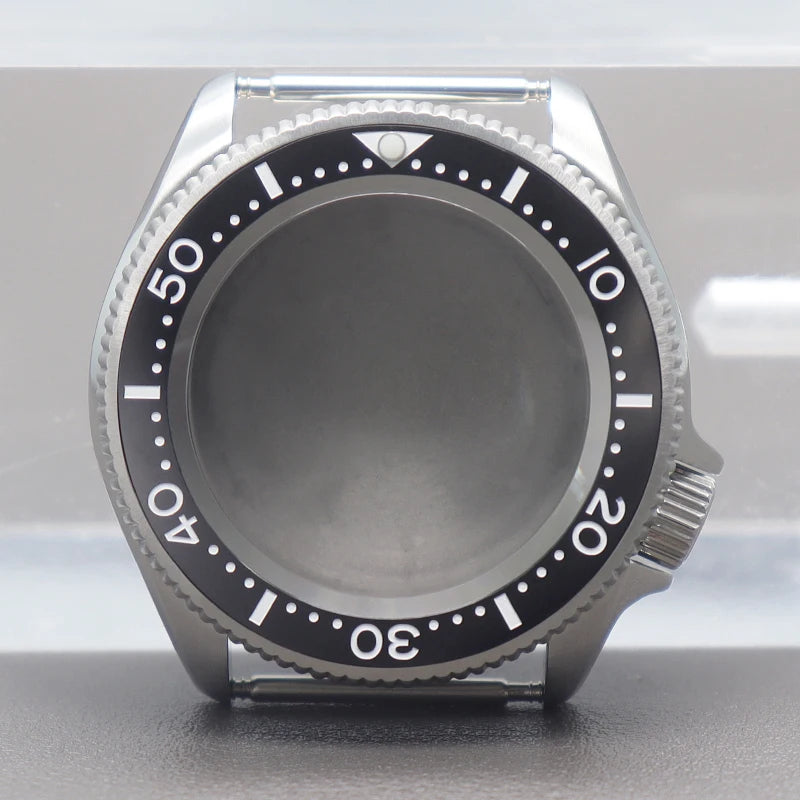 38mm Watch Case Mod Sapphire For Skx013 NH35/36 4R36 Multicolor Ceramic Bezel