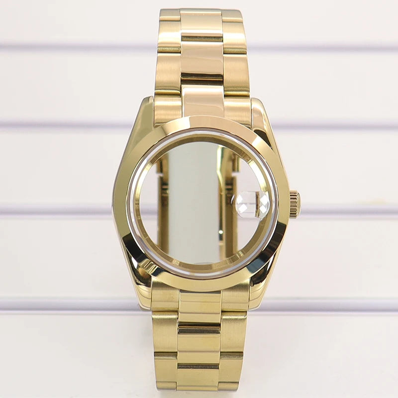 36/39mm Watch Cases and Strap Sapphire Glass For NH35 NH36 NH34 NH38 Miyota 8215