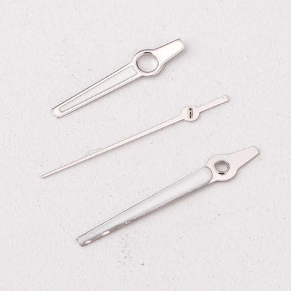 Simple Watch Hands With Green Luminous for NH35/NH36/4R/7S Movement