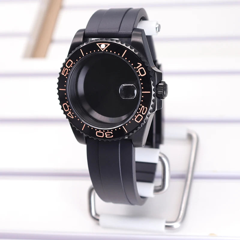 40mm Watch Case For SUB GMT NH34/35 NH36 NH39 4R36 NH70 NH72 Miyota8215 Eta2824
