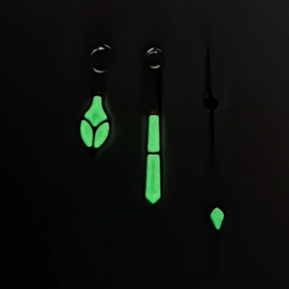 Modified Green Luminous Green Paint/White Paint Watch Hands for NH35/NH36/4R/7S