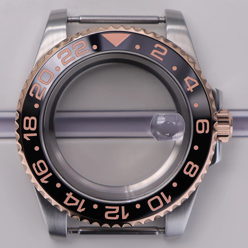 40mm Diver Watch Case For 4R NH35/36 NH38 NH70 Miyota8215 Eta2824 Sapphire Glass