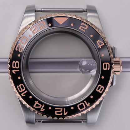 40mm Diver Watch Case For 4R NH35/36 NH38 NH70 Miyota8215 Eta2824 Sapphire Glass