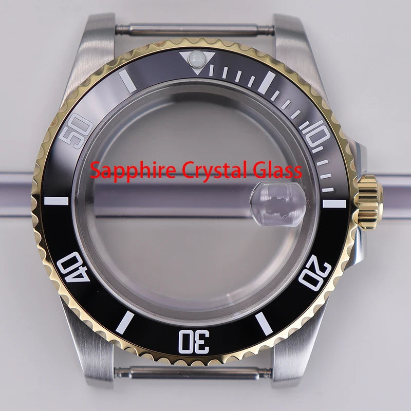 40mm Watch Case Sapphire For NH35 NH36 Eta2824 8215 Case 28.5mm Dial Submariner