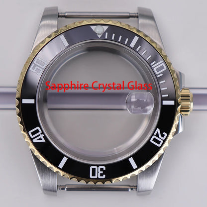 40mm Watch Case Sapphire For NH35 NH36 Eta2824 8215 Case 28.5mm Dial Submariner