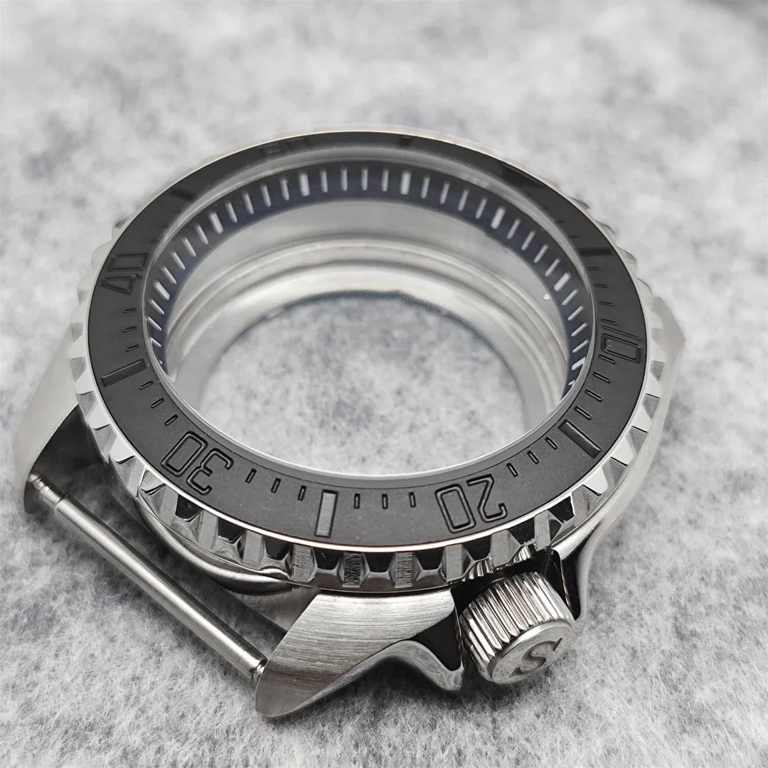42MM Watch Case SKX Case with Sapphire for Seiko 007  Fits NH35 NH36 Movement