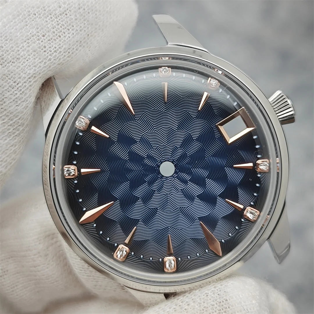 33mm Bubble Crystal Women's Cocktail Steel Watch Case for NH35/NH36/4R35A/4R36A