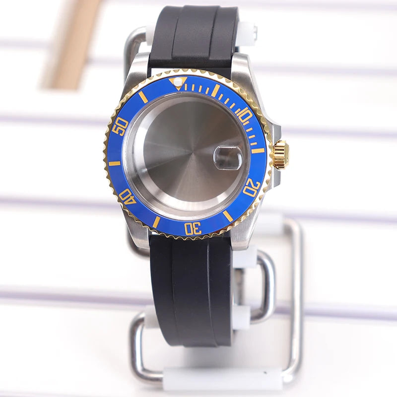 40mm Watch Case Set For GMT SUB Yacht NH34 NH35 NH36 NH39 8215 Eta2824 PT5000