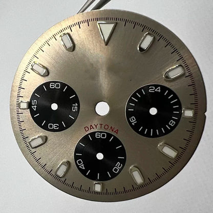 29.5mm VK63 Dial S Logo Dial Suitable For NH35/NH36 Movement Vertical Lines