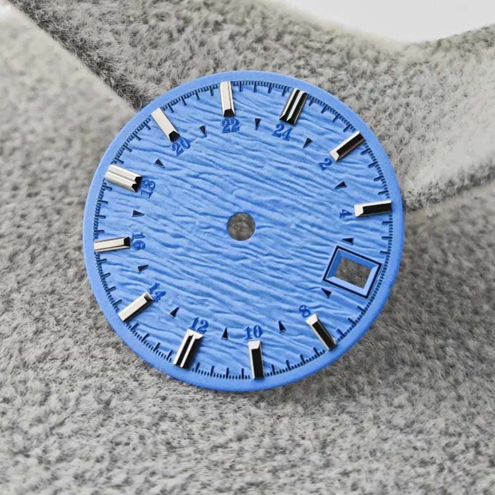 Modified 28.5mm Multicolor Water Ripple Shaped Watch Dial Suitable For NH35