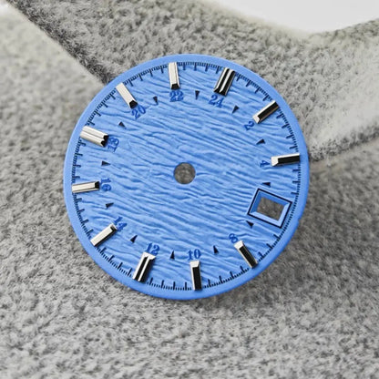 Modified 28.5mm Multicolor Water Ripple Shaped Watch Dial Suitable For NH35