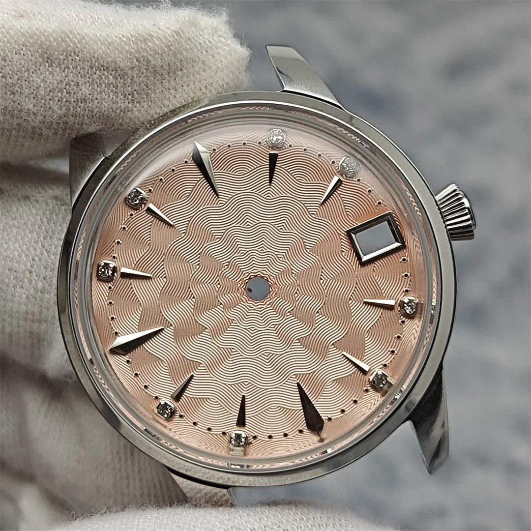 33mm Bubble Crystal Women's Cocktail Steel Watch Case for NH35/NH36/4R35A/4R36A
