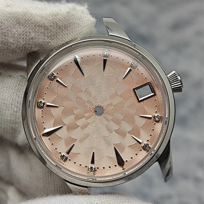 33mm Bubble Crystal Women's Cocktail Steel Watch Case for NH35/NH36/4R35A/4R36A