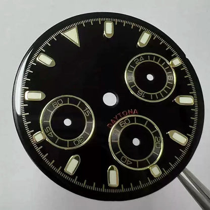 29.5mm VK63 Dial S Logo Dial Suitable For NH35/NH36 Movement Vertical Lines
