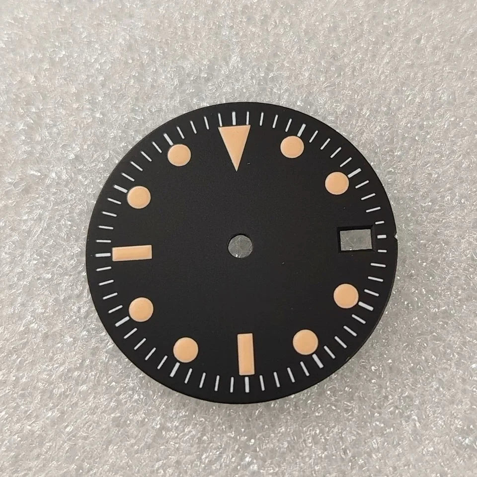 28.5mm Retro Submarine Dial And Hand With 369 Digits Suitable For NH34 NH35 NH36