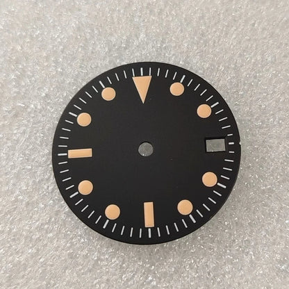 28.5mm Retro Submarine Dial And Hand With 369 Digits Suitable For NH34 NH35 NH36