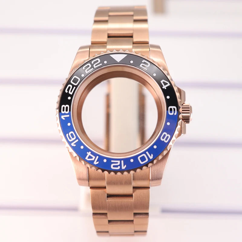 40mm Watch Case For NH35 NH36 NH70/8215/Eta2824 PT5000 NH34 Sapphire Glass