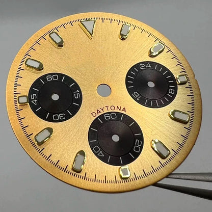 29.5mm VK63 Dial S Logo Dial Suitable For NH35/NH36 Movement Vertical Lines