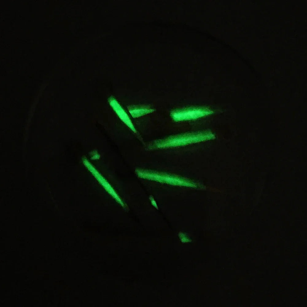 Golden Trim Green Luminous Watch Hands for NH35/ NH36/ SKX007 Movement