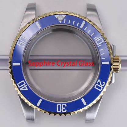 40mm Watch Case Sapphire For NH35 NH36 Eta2824 8215 Case 28.5mm Dial Submariner