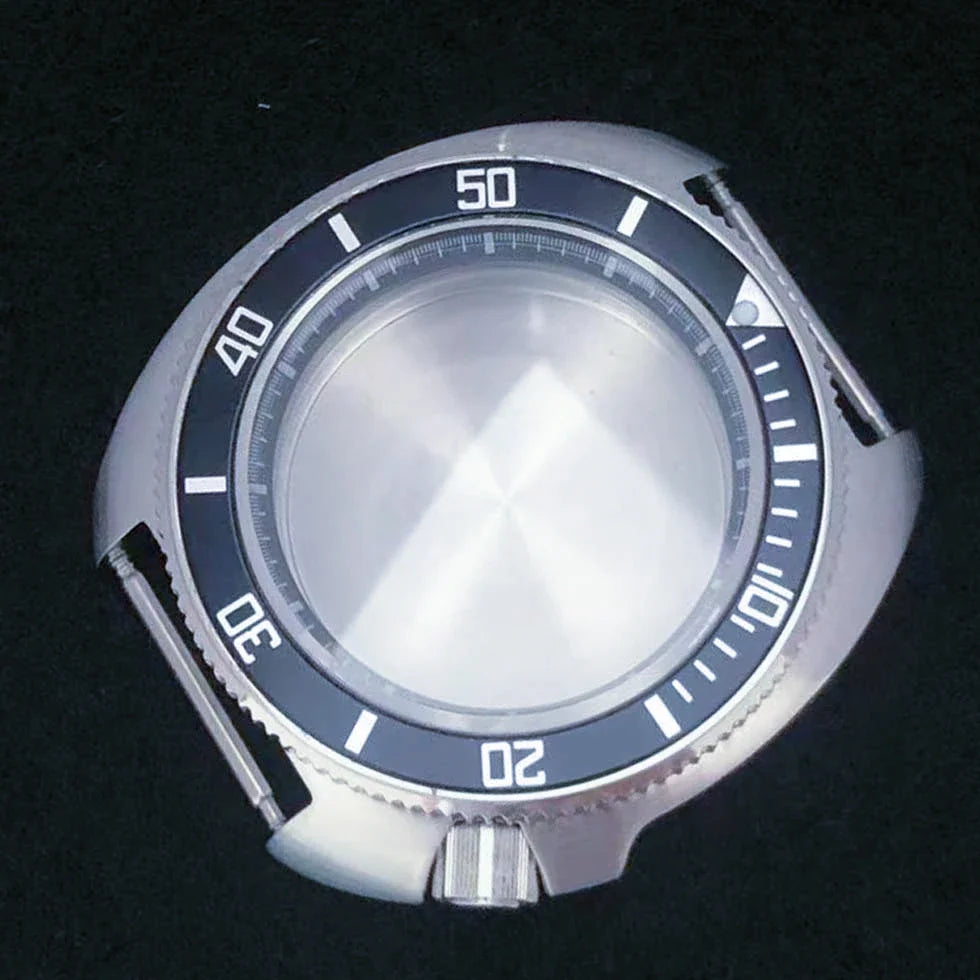 41mm Stainless Steel Watch Case Sapphire Glass Black Inner Shadow for NH35/ NH36