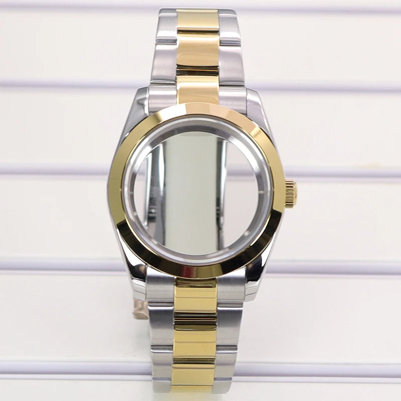 36/39mm Watch Cases and Strap Sapphire Glass For NH35 NH36 NH34 NH38 Miyota 8215