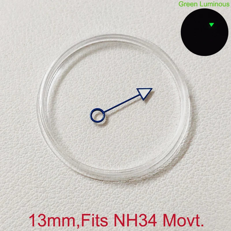 GMT Watch Hands Fit For NH34 NH35 NH36 Movement C3 Green Luminous Watches Parts