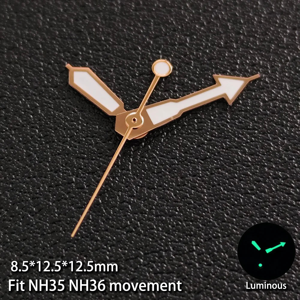Modified Multicolor Watch Hands For NH35 NH36 Movement with Luminous