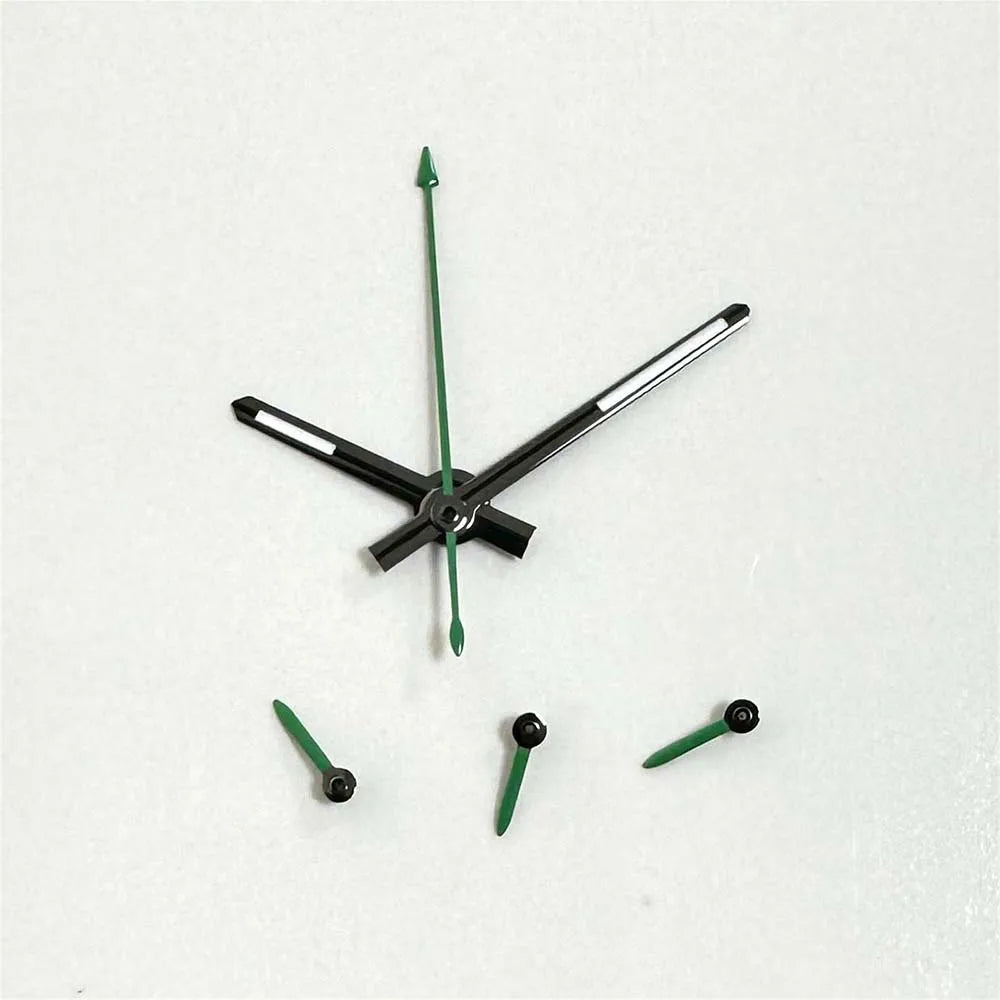 6 Pins Watch Hands Fit for VK63 Quartz Movement Replacement Green Luminous