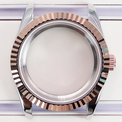 36/39mm Watch Cases Set Sapphire Glass For NH35 NH36 NH34 NH70 8215 Datejust