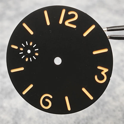 Personalized 36mm Watch Dial Green Luminous for ETA6497/ Seagull ST36 Movement