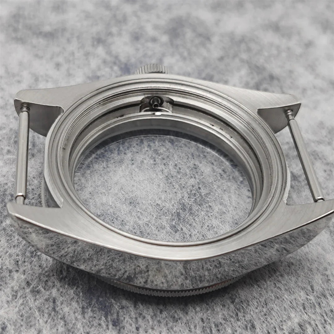 41mm 316L Watch Case with Sapphire Crystal for ETA2824 ST2130 SW200 P5000