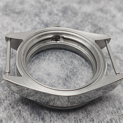 41mm 316L Watch Case with Sapphire Crystal for ETA2824 ST2130 SW200 P5000