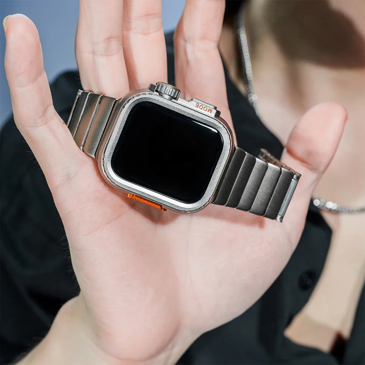 Steel Case+Strap for Apple Watch Metal Band Protective Shell  Series 10 9 8