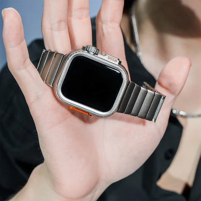Steel Case+Strap for Apple Watch Metal Band Protective Shell  Series 10 9 8