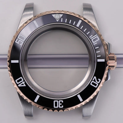 40mm Cases For NH35 NH34 NH36 NH38 NH70 Miyota8215 Eta2824 Unidirectional Bezel