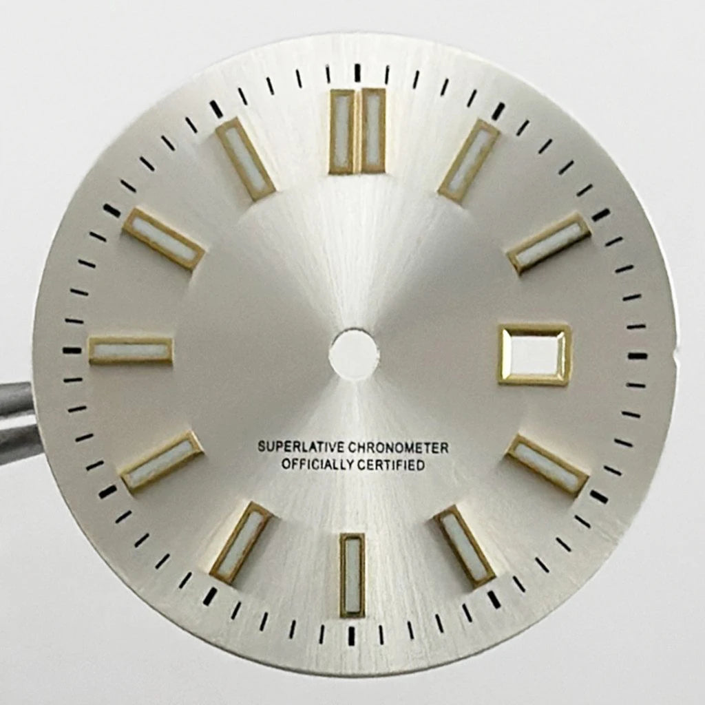 31MM Ladies Round Polished Fluted Bezel Sapphire Crystal Watch Case for NH05/06