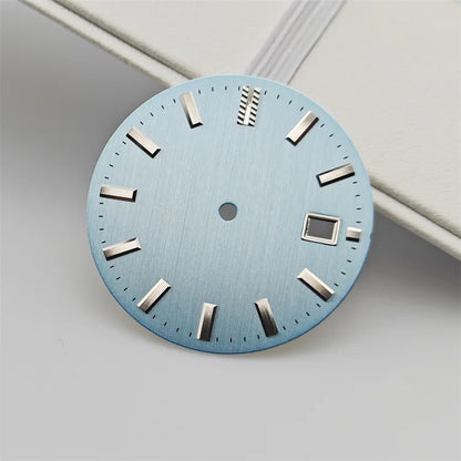 32.5mm Dial Vertical Line Texture Surface Single Calendar Date No Lume for NH35