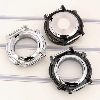 43mm Watch Case For NH34 NH35 NH36 NH38 Tuna Sapphire Crystal Luminous Bezel