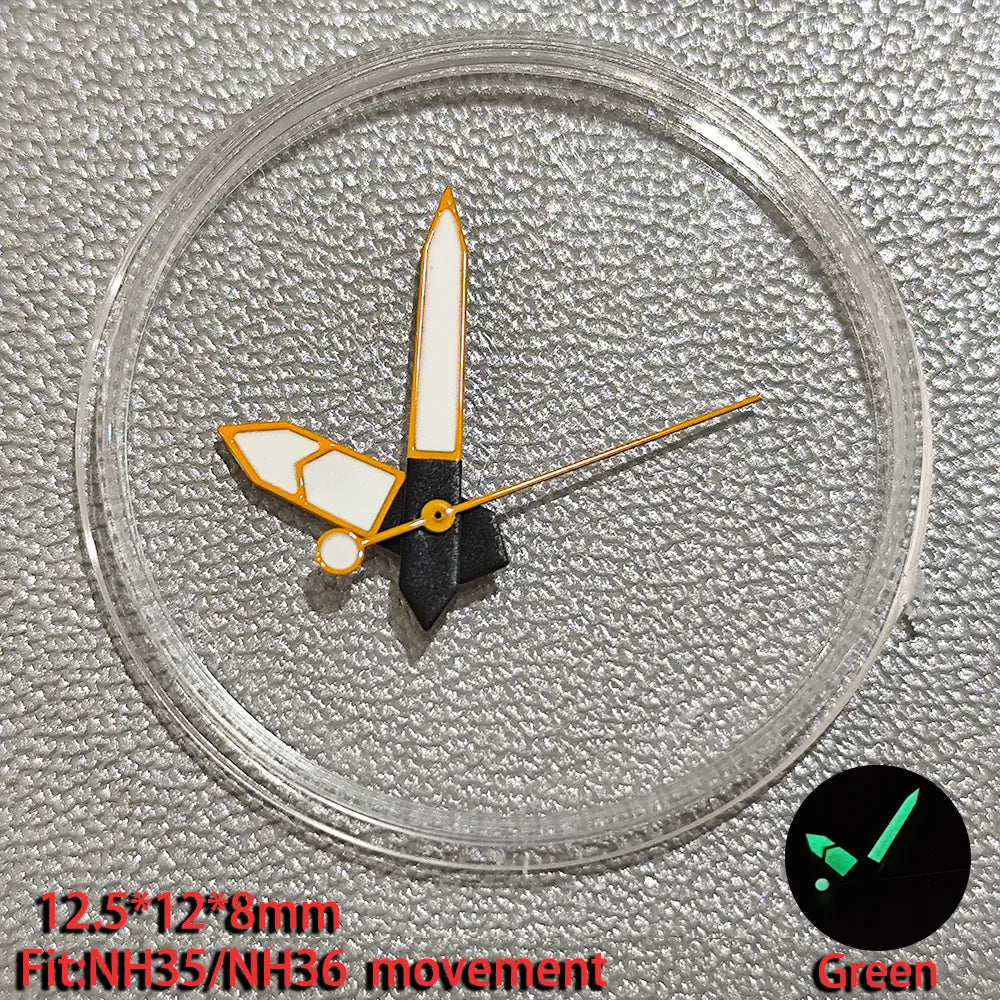 Watch Hands Pointer Luminous C3 Green Suitable for NH35/NH36 ETA 2836 2824