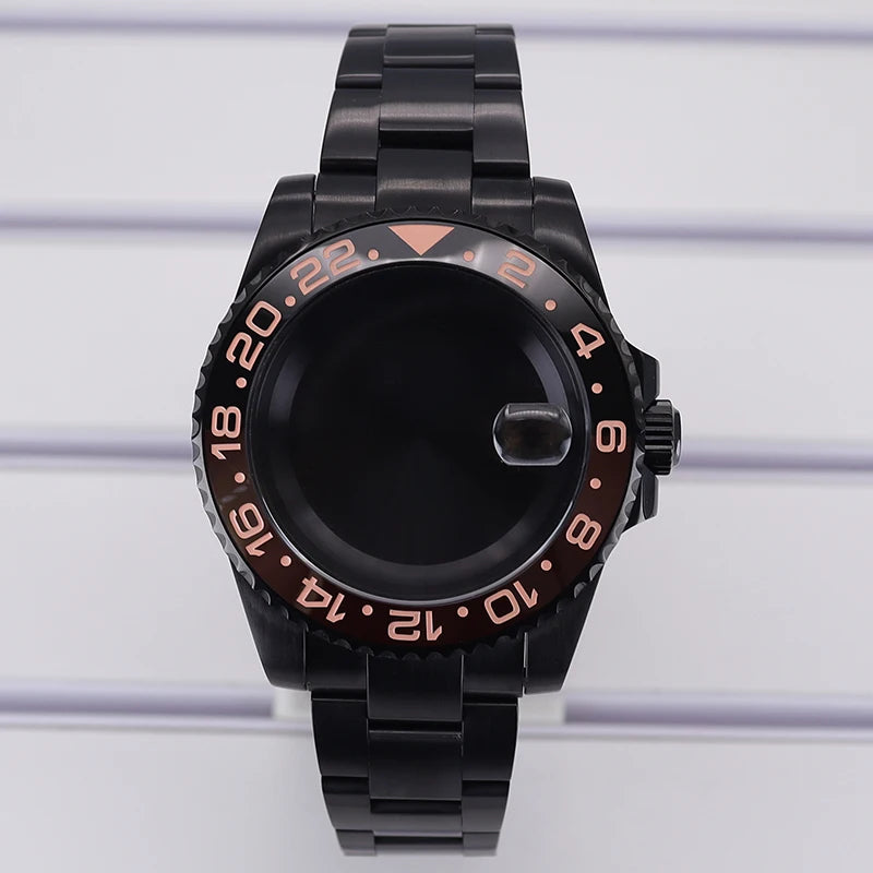40mm Cases For SUB GMT NH34 NH35 NH36 NH38 4R36 Miyota8215 Eta 2824 Mod YACHT