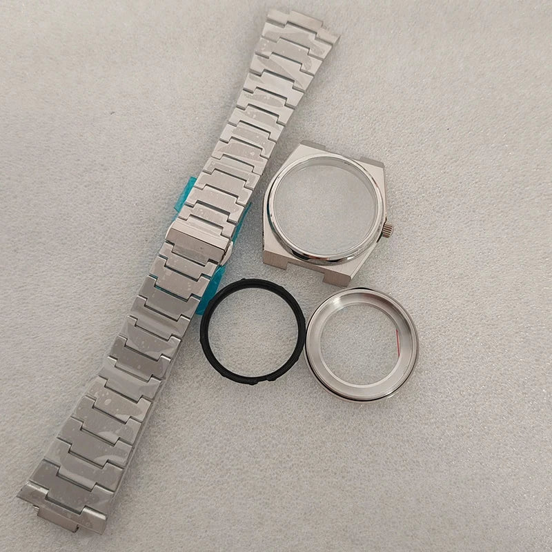 39.5mm Case+Strap Sapphire Crystal Super Player Watch Case For NH35/36/4R/7S