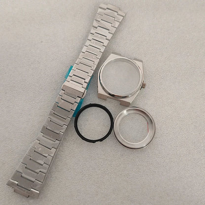 39.5mm Case+Strap Sapphire Crystal Super Player Watch Case For NH35/36/4R/7S