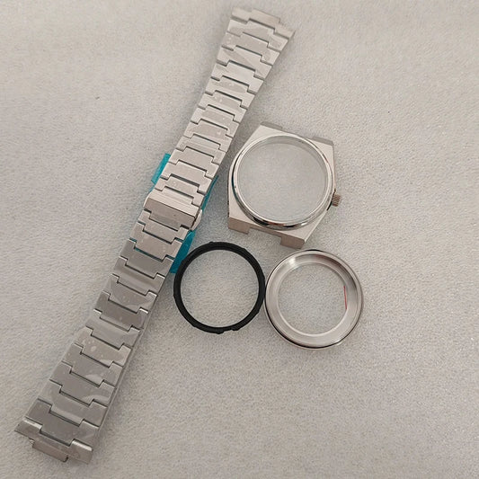 39.5mm Case+Strap Sapphire Crystal Super Player Watch Case For NH35/36/4R/7S
