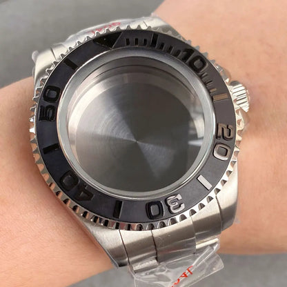 43mm Watch Case with Sapphire Fit DEEP Sea Homage for NH34/35/36 ETA 2824 2836