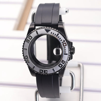 40mm SUB Diving Watch Case Strap For NH35 NH36 NH34 8215 Eta 2824 28.5mm Dial